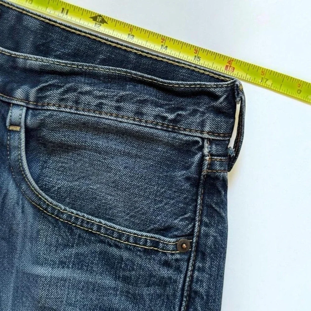 Levis 505 Regular Fit Straight Leg Mens Jeans Medium Wash Blue 32x32
